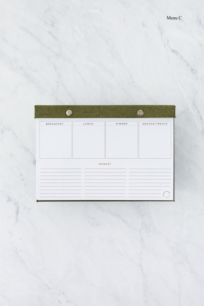 Linen Counter Menu Pad