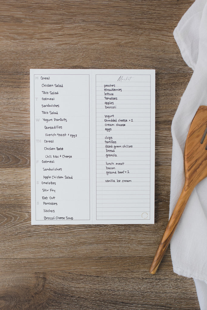Fridge Menu Pad