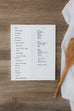 Fridge Menu Pad