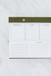 Linen Counter Menu Pad
