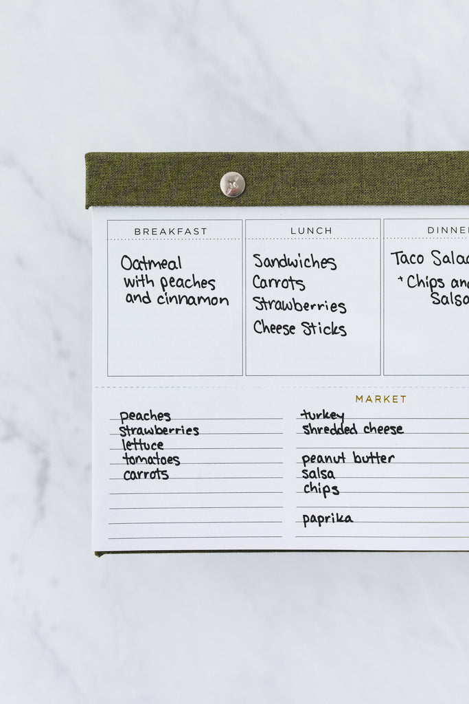 Linen Counter Menu Pad