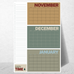 3 Month Winter Calendar- Downloadable