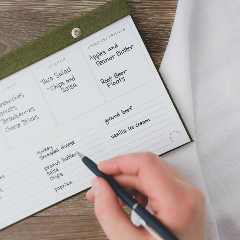 Linen Counter Menu Pad